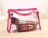 Protection de l'environnement d'usine PVC Sac de cosmétique transparent Femmes Voyage de maquillage Sacs de toilette Organisateur de maquillage Case1601666