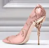 designer heel platform pumps shoes women luxury 2018 Metallic gold sexy salto alto plataforma bridal shoes pink stileto