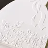 Card Invitation Wedding White Lovers-style clothes Wedding Invitations Cards With Customize Printing Wholesale