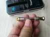 Connected Messing Knuckles Gouden Cartridge Cotton Coil 1.0ml Pyrex Glass Tank 510 Thread Clone Atomizer Vape DHL