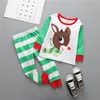 27 cores meninos meninas Meninas de Natal Pijama Carton Roupos de bebê roupas casuais crianças novas moda definida o pequeno ba7116161