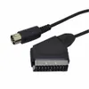 Cabo de Scart de 1,8m V-PIN para Sega MD1 Gênesis 1 Master System1 Cabos AV Cordas RGB Líder de Alta Qualidade Fast Ship