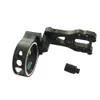 1PK Bågskytte Jaktförening Bow 5 Pins Bow Sight 019 "Optisk fiberstift med LED blå ljus svart färg