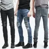 Mode Mäns Straight Denim Jeans Byxor Slim Casual Pant Skinny 2017 Fashion Man Jeans Denim Slim Pencil Jean