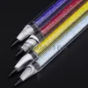 Colorful Sand Glass Pencil Dabber Glow In Dark Tool Roving Dark blue Light blue Colors Dabble Dab Rig Bong Water Pipes 748