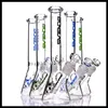 한정판 Bongs 미니 바닥 비커 봉 유리 10 "소형베이스 얼음물 파이프 18.8mm dab 오일 리그 파이프 흡연 Bonglas 담마