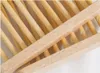 100 PCS Natural Saboneteira De Madeira De Bambu Saboneteira De Madeira Titular Rack De Armazenamento De Sabão Caixa de Placa Recipiente para Banho de Chuveiro Do Banheiro
