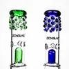 Glass Bong "Slender Sarah" Hookahs fashion designed coil Percolator water pipe with splash guard 16" bongs have in stock