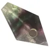 DingSheng Rainbow Fluorite Pipe À Fumer Naturel Grand Cristal De Quartz Pierre Baguette Point Cigares Tuyaux Avec Filtre En Métal Pour La Santé Fumer