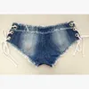 Krótkie dżinsy Biegun Dancing Kobiety Denim Spodenki Dżinsy Mikro Mini Jean Dla Panie Ultra Wzrosta Talii Clubwear dla kobiet