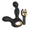 Nieuwe verwarming 5 roterende 10 modus vibratie mannelijke prostaat massager G-spot stimulator butt pluggen anale vibrator seksspeeltjes voor mannen S19706