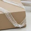 El precio de VENTA AL POR MAYOR 10 UNIDS Collar Chapado en Plata Enlaces Cadenas de Serpiente de Cuerda Con Cierre de Langosta Apto para Collares de Joyería DIY 16-30 Pulgadas