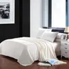 Manta de franela de color puro sólido para cama