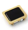 38mm 42mm Gold plated exquisite square metal case Compatible For Apple Watch Series 3 2 1