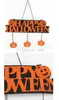 Nuova decorazione di Halloween HAPPY HALLOWEEN Hanging Hang Tag Decorazione della finestra Strisce sospese di zucca KD1