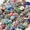 Moda 50 sztuk / partia Mix Wiele Rhinestone Style Metalowe Class Charm 18mm Snap Button Bransoletka dla kobiet DIY Biżuteria Prezenty