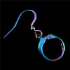 Rainbow Color Earring Hooks Clasp Clip Ear Cuff Jewelry Accessories Stainless Steel