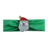 Mode enfants chauds enfants bébé filles bandeau arbre de noël père noël chapeaux bandeau cheveux tête pièce accessoires