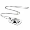 Colar de aço inoxidável To My Love Couple dog tags colares Love Forever Jewelry presente Love Colares