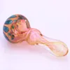 3.7" Colorful Water Pipe Gourd shape Glass Pipe Handmade Tobacco Pipes For Dry Smoking Mini Bubbler