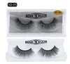 3D Eyelashes 11 styles Selling 1pair/lot Real Siberian 3D Strip False Eyelash 24 Hours Ship Fake Eyelashe