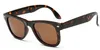 Gafas de sol plegables a la moda para hombre y mujer, marca de diseñador, nuevo cuadrado, UV400, gafas de sol para conducir, gafas de sol plegables con estuche