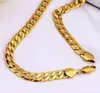 Yellow Wholesale Solid 18k Gold Rope Chains Necklaces For Men S Filled Cuban Curb Necklace Mens Age-old Chain Link Jewelry 7mm