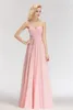 Sexiga riktiga bilder rosa 2019 nya ankomst billiga brudtärna klänningar Spaghetti remsor Backless Wedding Guest Prom Evening Wear Dress Bm0046