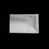 100 Adet / grup 10x15 cm Beyaz Isı Yapışmalı Mylar Torbalar Toptan Parlak Yüzey Kurutulmuş Gıda Aperatifler Şeker Şeker Fındık Paketi Alüminyum Folyo Çanta