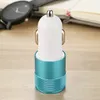 Top Quality Dual USB Port Car Adapter Charger Universal Aluminium 2-port Car Chargers USB For Samsung Galaxy S10 S9 S8 Plus Note 8 5V 2.1A
