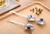 Heart Shaped tea infuser Mesh Ball Stainless Strainer Herbal Locking Infuser Spoon Filter Tea Strainers tea tools Seasoning filter