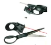 Office led laser scissors Cloth beam guided Laser Scissor Multi Blade Scissors Laser Guided Scissors sewing cutting tools
