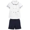 Cute Two Pieces little Boy Clothes Summer Comfortable Boys Short Clothing Custom Made Formal Boy's Wear