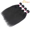 Brésilien Crépus Droite Vierge Cheveux 100 Brésilien Yaki Droite Extensions de Cheveux Humains Brésilien Grossier Yaki Droite Cheveux9182921