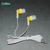 Earbuds atacado 200Pcs / lot descartável Earphones Headphones baixo custo para a Biblioteca Teatro Museu Escola, Hotel, presente Hospital