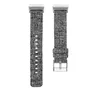 Quick Release Nylon Canvas Strap for Fitbit Charge 3 Woven Fabric Breathable Watch Strap Replacement Wristband