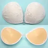 Kvinnor BH Wedding Dresses Silicone Invisible Underwear Bras White Embroidery Seamless Strapless Sexy Spets Push Up282T