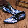 NEW 2019 Japanese Style Comfortable patent Leather Men Dress Shoes Slip on Business Formals Oxfords Shoes for Men Big size 45 46