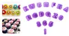 40pcs Alphabet Letter Number Cookie Cutters Fondant Cake Biscuit Baking Mold Non-stick, easy to separate and clean