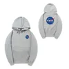 Haute Qualité NASA Hoodies Hommes Femmes Pull Coton À Capuche Hip Hop Amoureux Streetwear pur coton JiaRong Automne Hiver Sweat À Capuche