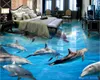 papel de parede de golfinhos 3d