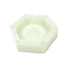 glow in the dark hexagon silicone ashtray heat resistant ashtrays easy to clean friendly bubbler ashtrays for cleaning ash trays