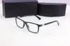 Qualidade OPR06SV eyewear quadro elástico templo unisex retangular pure-prancha quadro para óculos de prescrição 54-16-140 caso conjunto completo