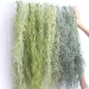 2019 Vite appesa ad aria verde Vite in plastica Pianta di alghe Appesa a parete Pianta di bambù Viti da parete verdi 91 cm di lunghezza