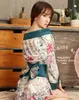 Sexiga inre kläder nattklubb SM Perspektiv Sexig dagg Kimono Blood Drop Uniform Passion Set levererar kvinnlig