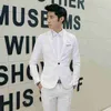 Solid Color Korean Slim Fit Casual Blazer Leisure Suit Men's suit Single Button