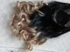 New Arrive Best Human Virgin Brazilian Hair Lace Front Wigs Ombre T1B270# Natural Black/Blonde Color