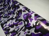 2018 Purple Urban Night Digital Tiger Camo Vinyl Car Wrap With Air Bubble Arctic Camouflage Graphics Car Sticker 152x30m 5x7472420