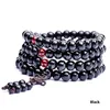 6mm Natuurlijke Sandalwood Boeddhistische Boeddha Meditatie 108 Kralen Houten Gebed Bead Mala Armband Dames Mannen Sieraden