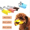 vendas Hot novidade silicone bonito boca de pato máscara cão projeto focinho Bark mordida parada máscara anti-mordida por cão Pet